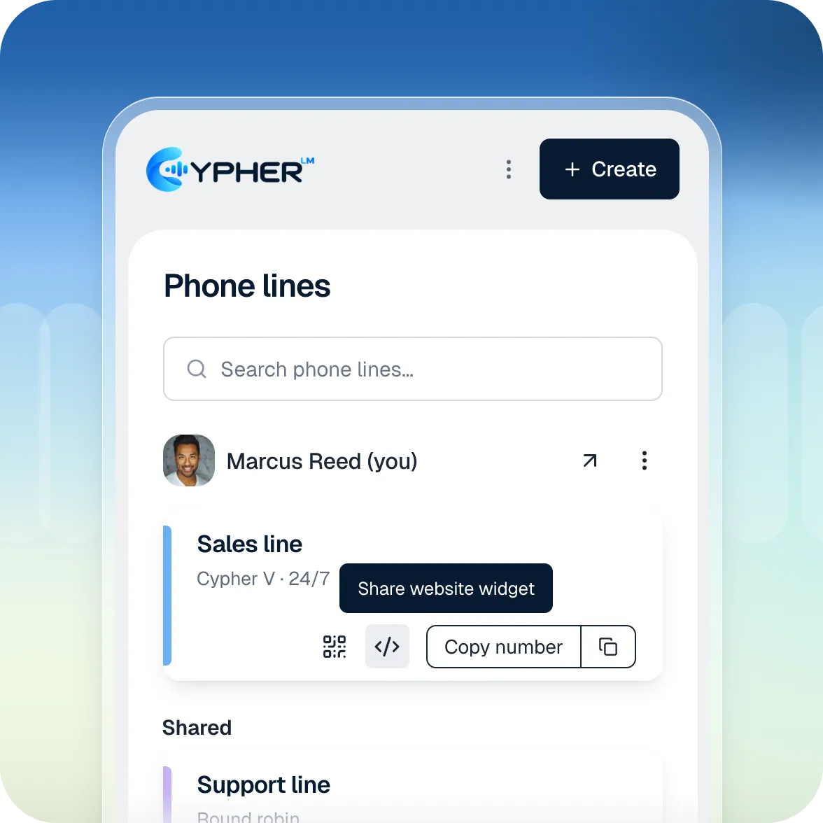 Share your availability wherever you are
