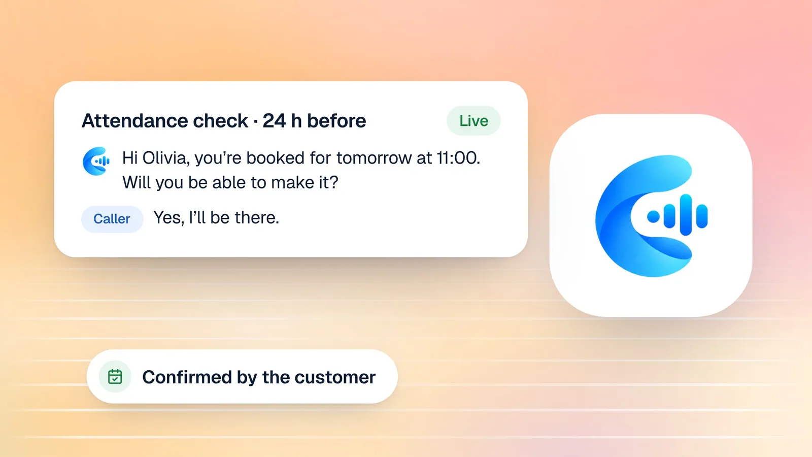 Confirmation calls and no-shows: how Cypher S checks attendance before every booking