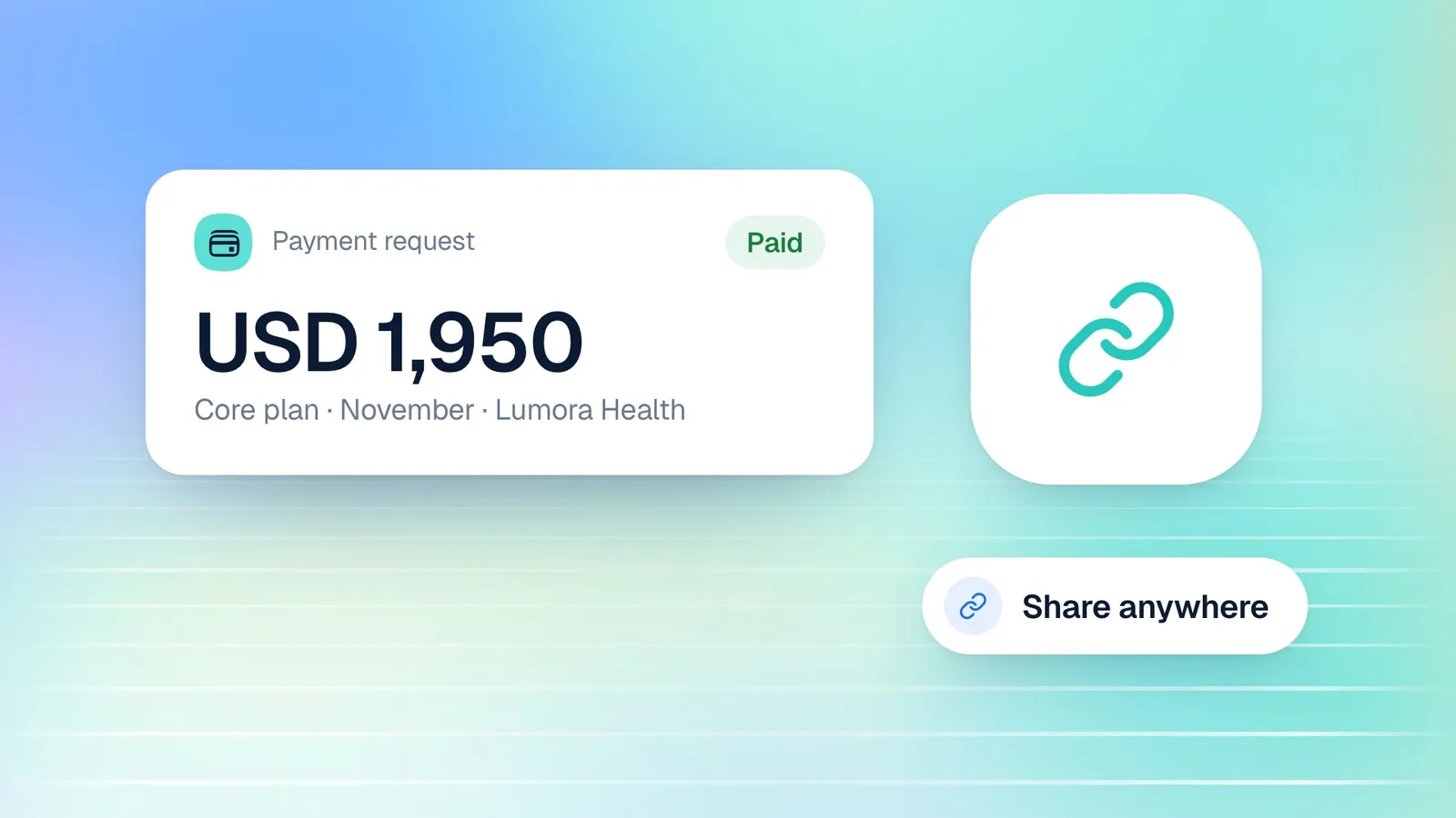 Payment links: Get paid for anything, anytime