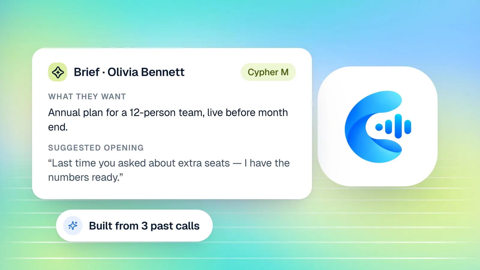 Pre-meeting briefs: what a copilot should know before you say hello