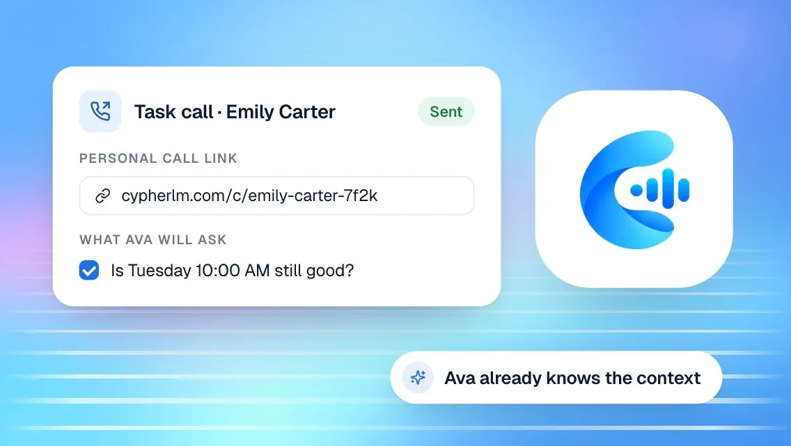 Personal links on follow-ups