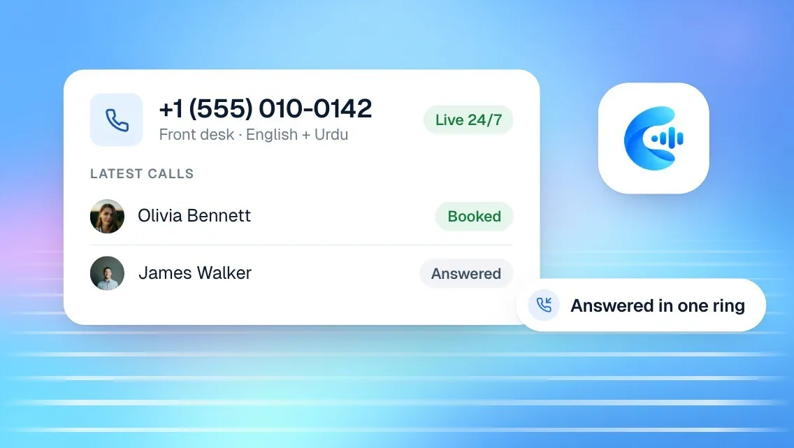 A phone number for your agent