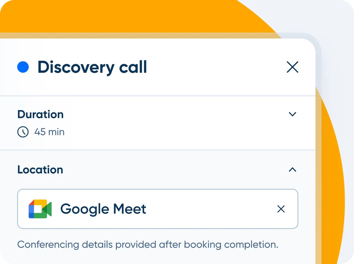 Add Google Meet video conferencing